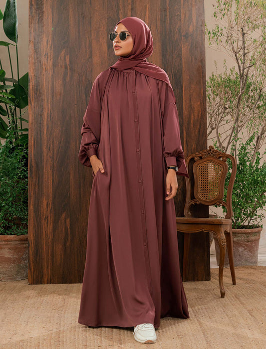 REEM ABAYA- MUAVE