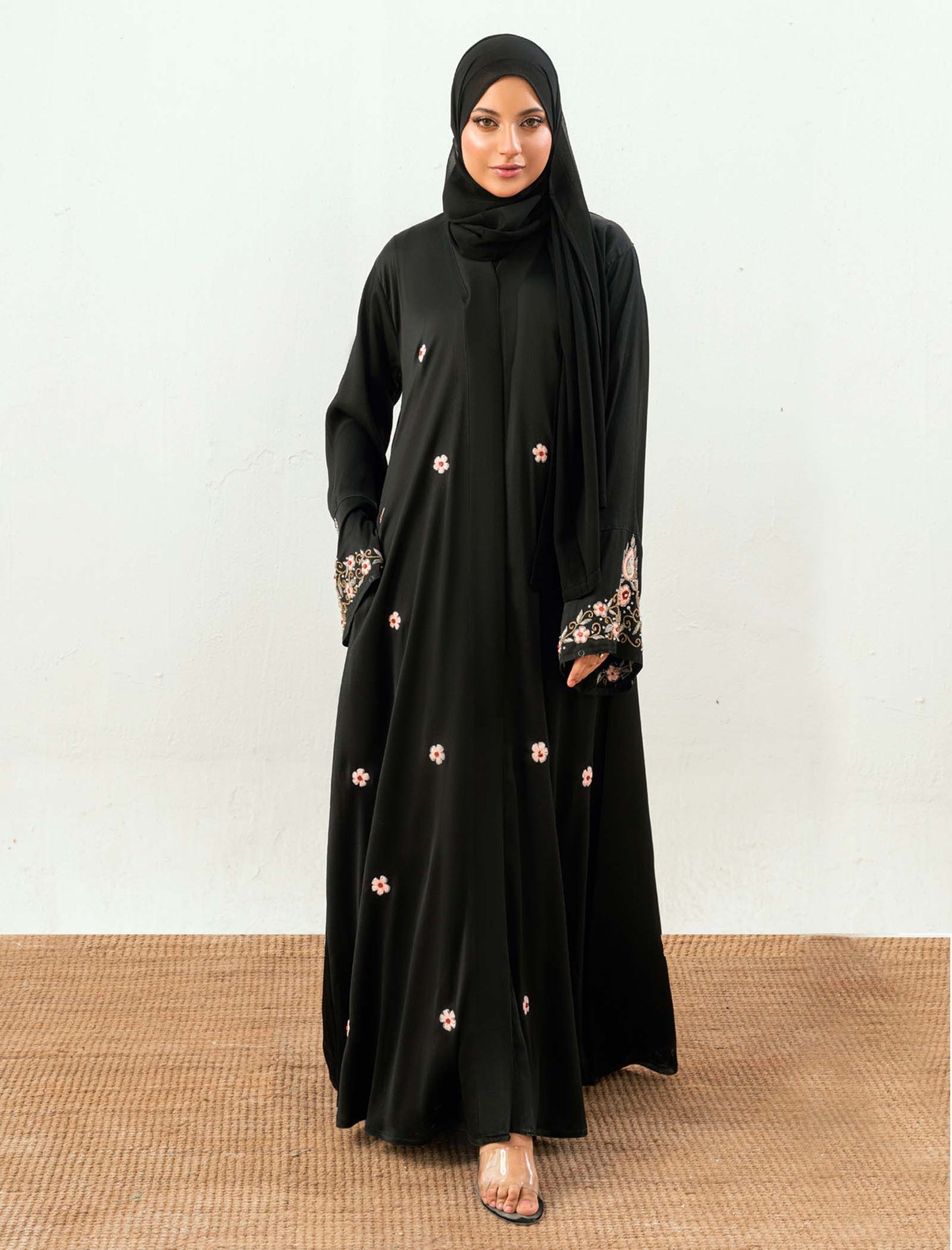 HANEEN ABAYA- BLACK