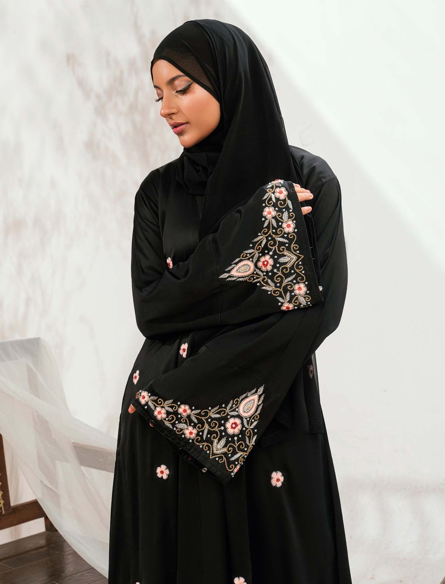 HANEEN ABAYA- BLACK